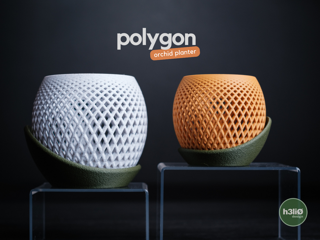 polygon · orchid planter